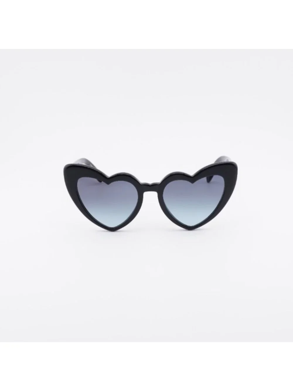 Saint Laurent SL181 LOU LOU 008 Sunglasses Black Geometric Frame, Grey Lenses
